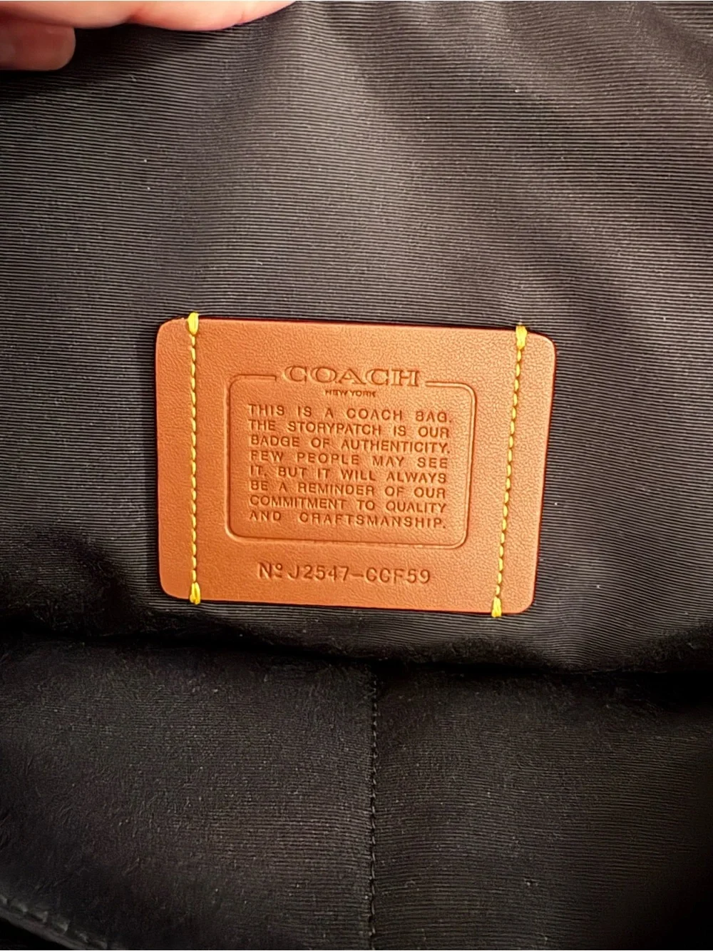 Coach Ethan Large Brief in Black - Picture 4 of 9